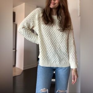 H&M Cream Sweater